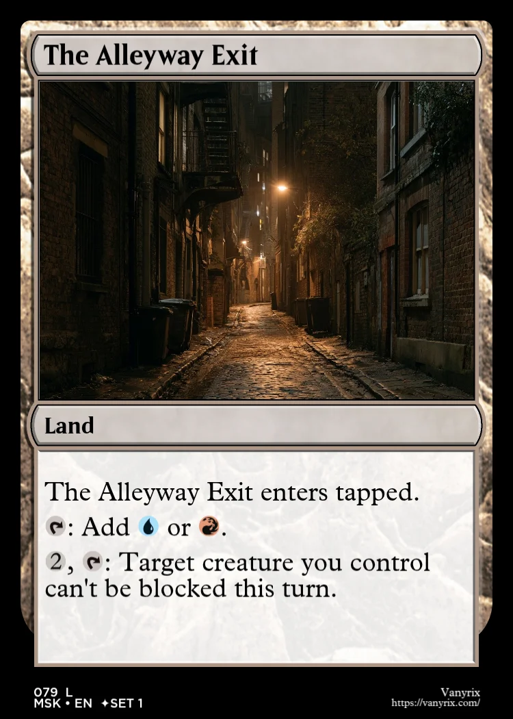 The Alleyway Exit