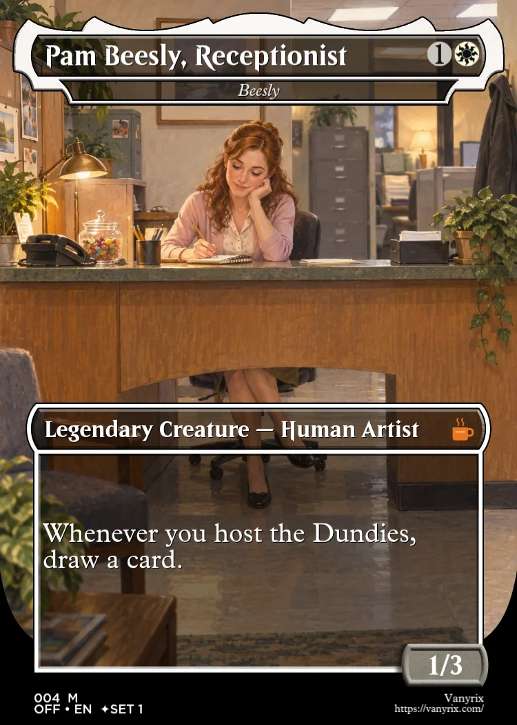 Pam Beesly, Receptionist