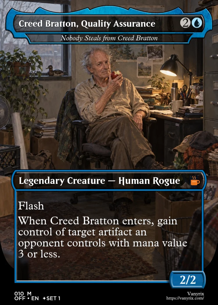 Creed Bratton, Quality Assurance