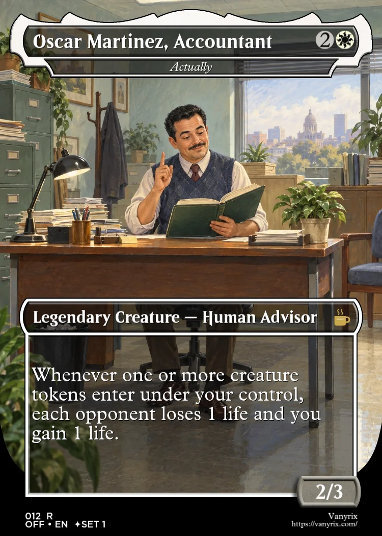 Oscar Martinez, Accountant