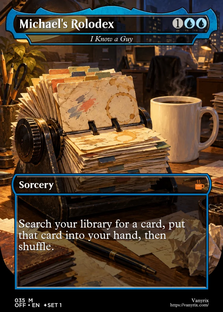 Michael's Rolodex