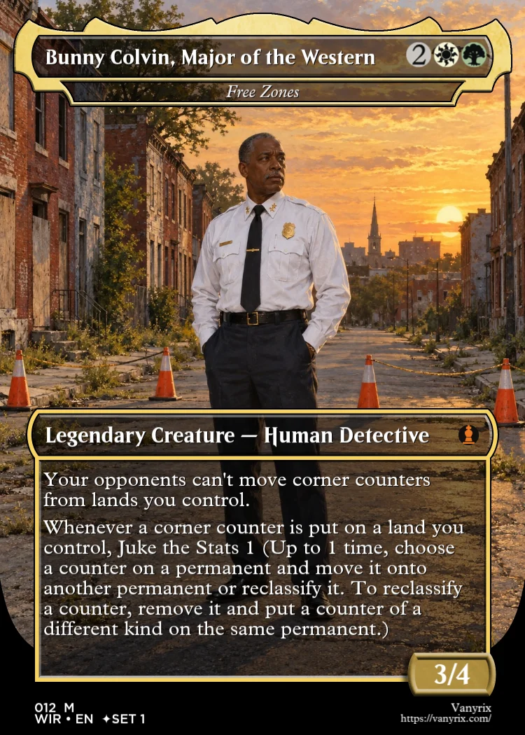 Bunny Colvin, Major of the Western
