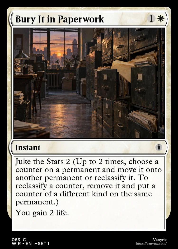 Bury It in Paperwork