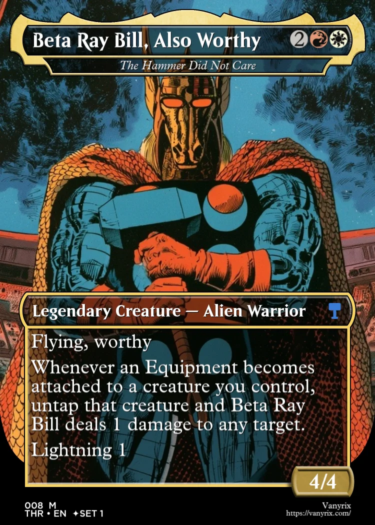 Beta Ray Bill, Also Worthy