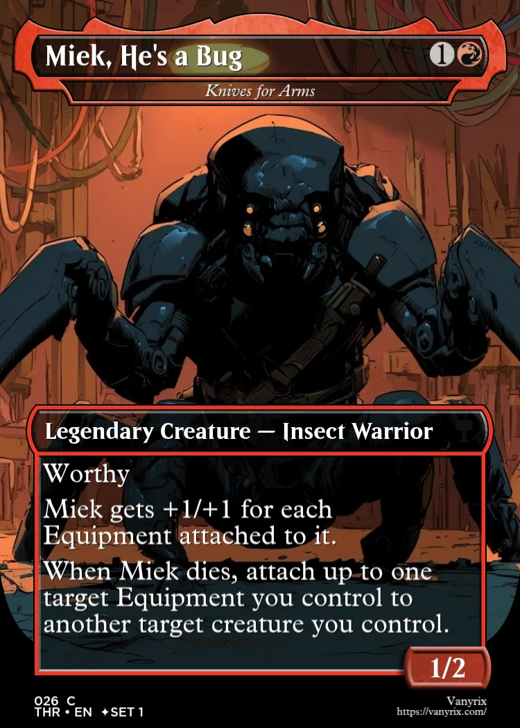 Miek, He's a Bug