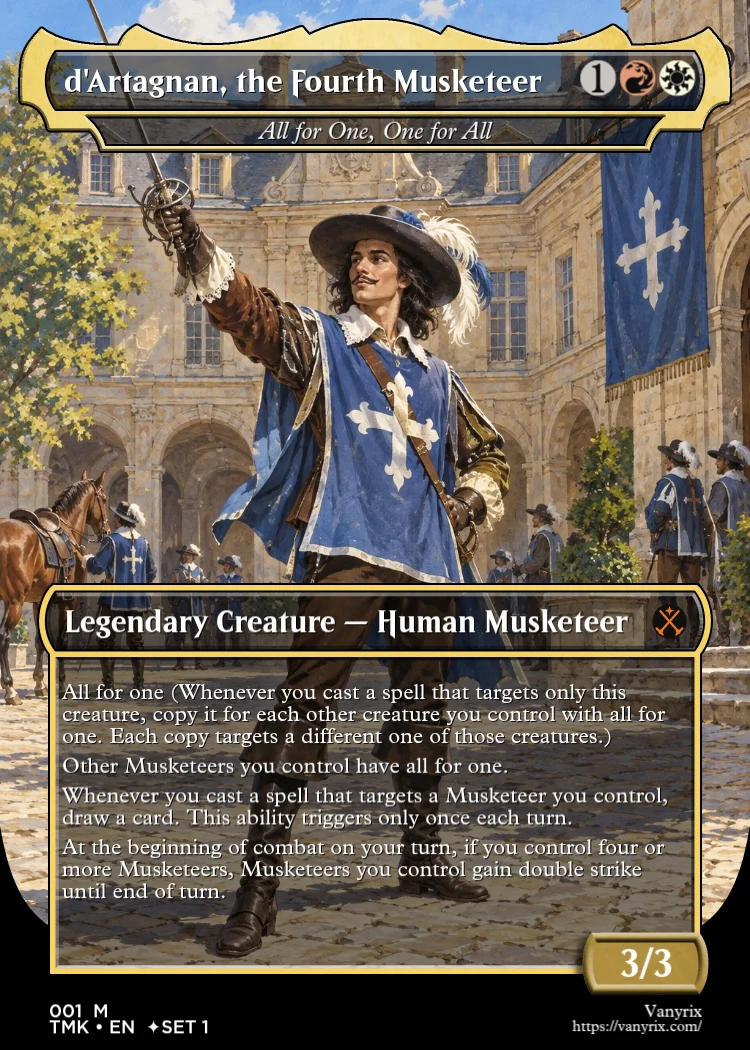 d'Artagnan, the Fourth Musketeer