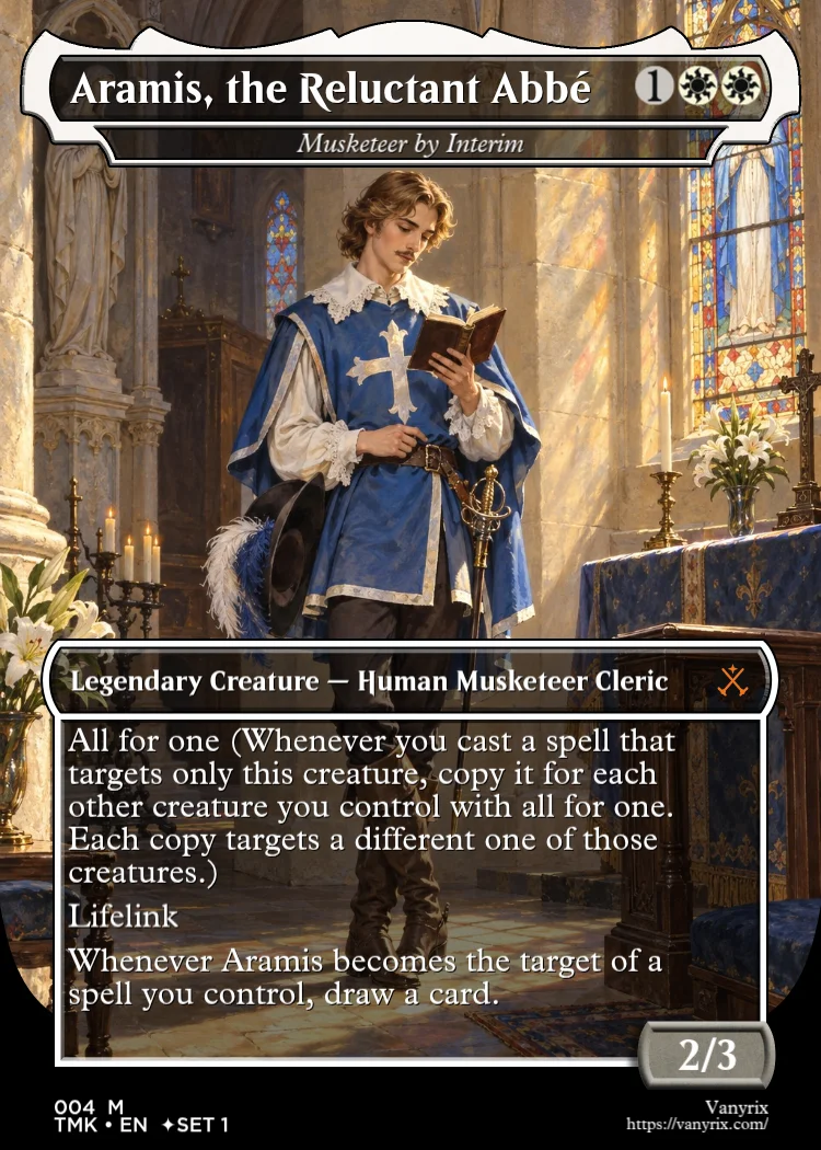 Aramis, the Reluctant Abbé