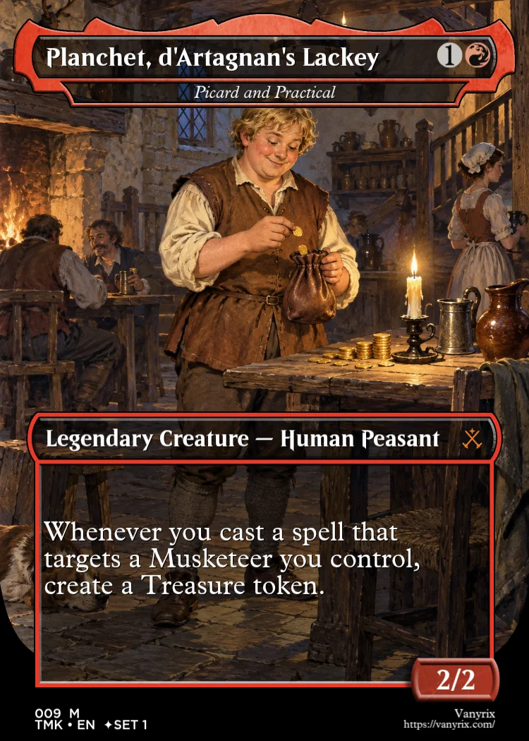 Planchet, d'Artagnan's Lackey