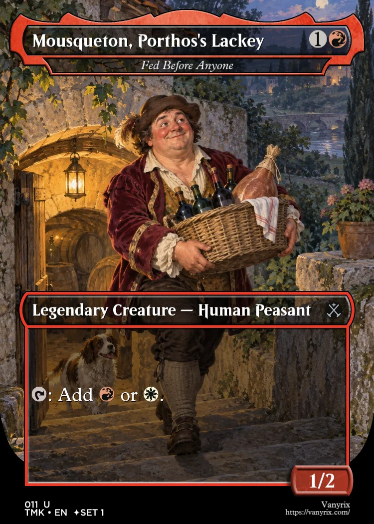 Mousqueton, Porthos's Lackey