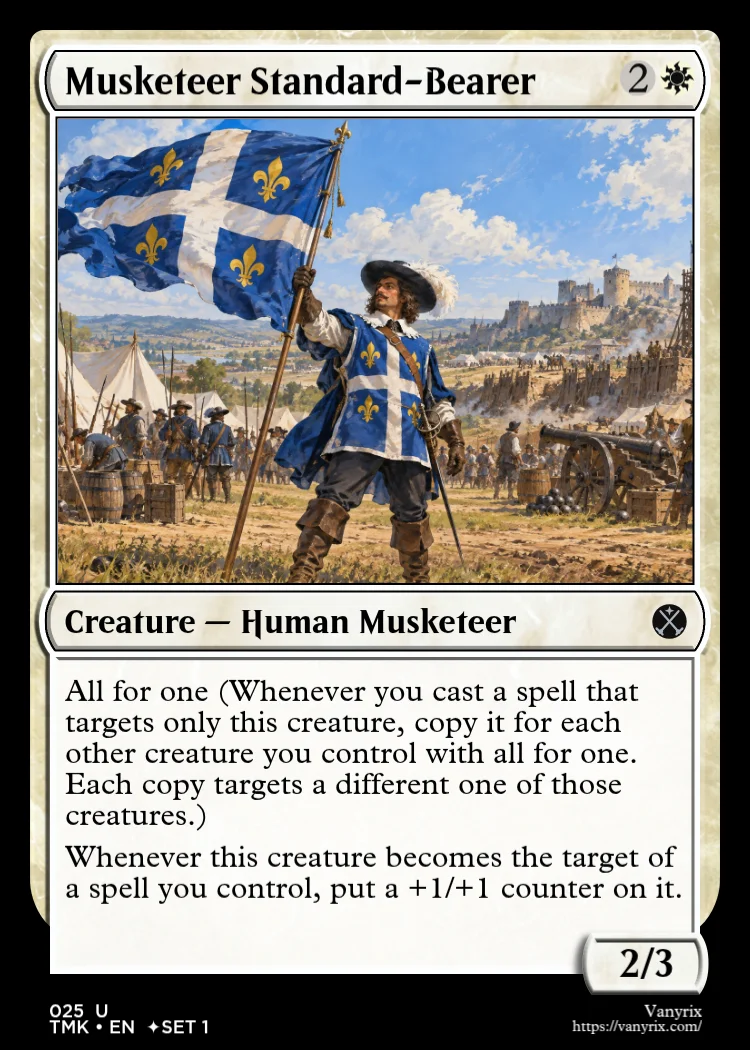 Musketeer Standard-Bearer