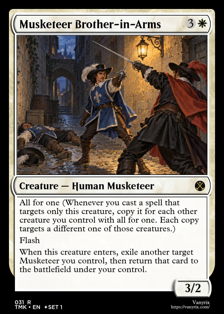 Musketeer Brother-in-Arms