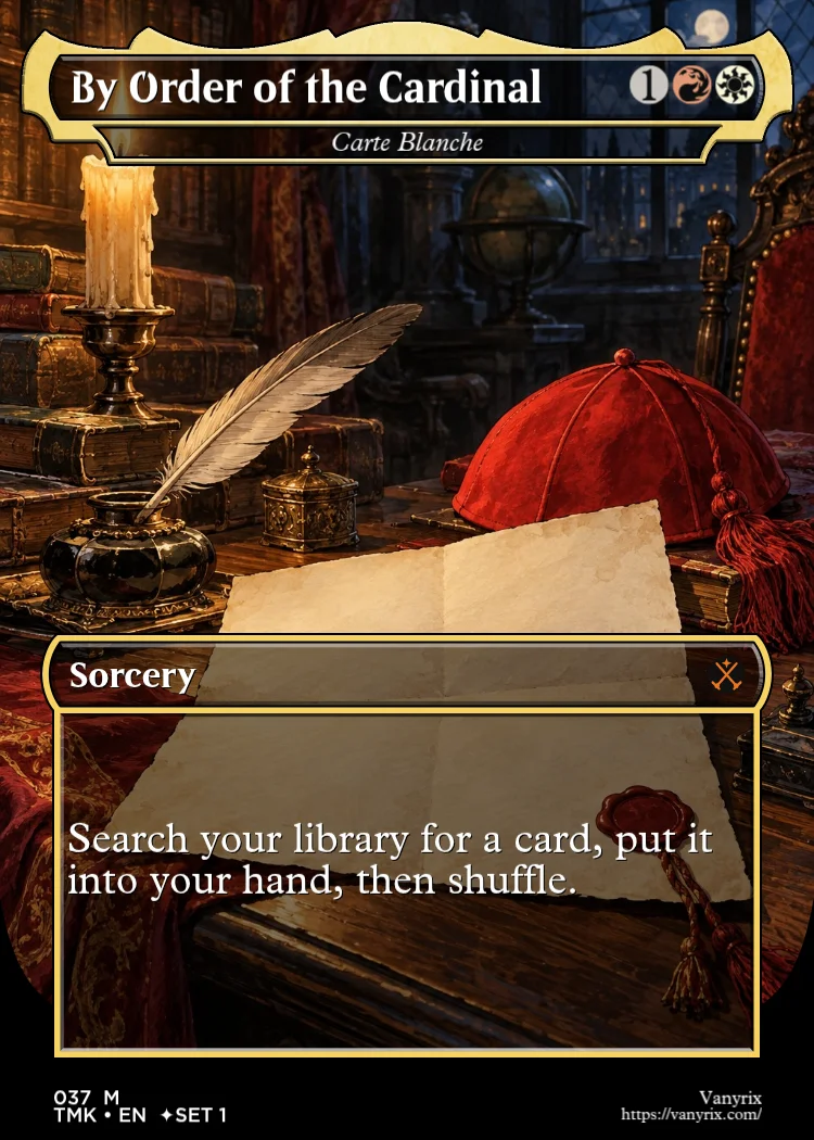 By Order of the Cardinal
