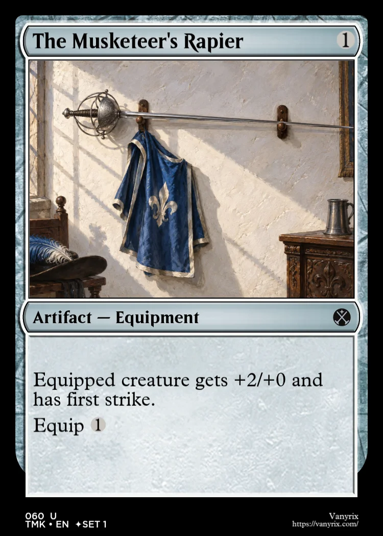 The Musketeer's Rapier