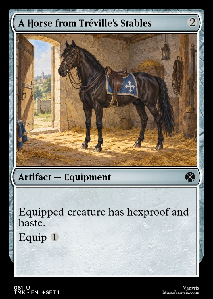 A Horse from Tréville's Stables