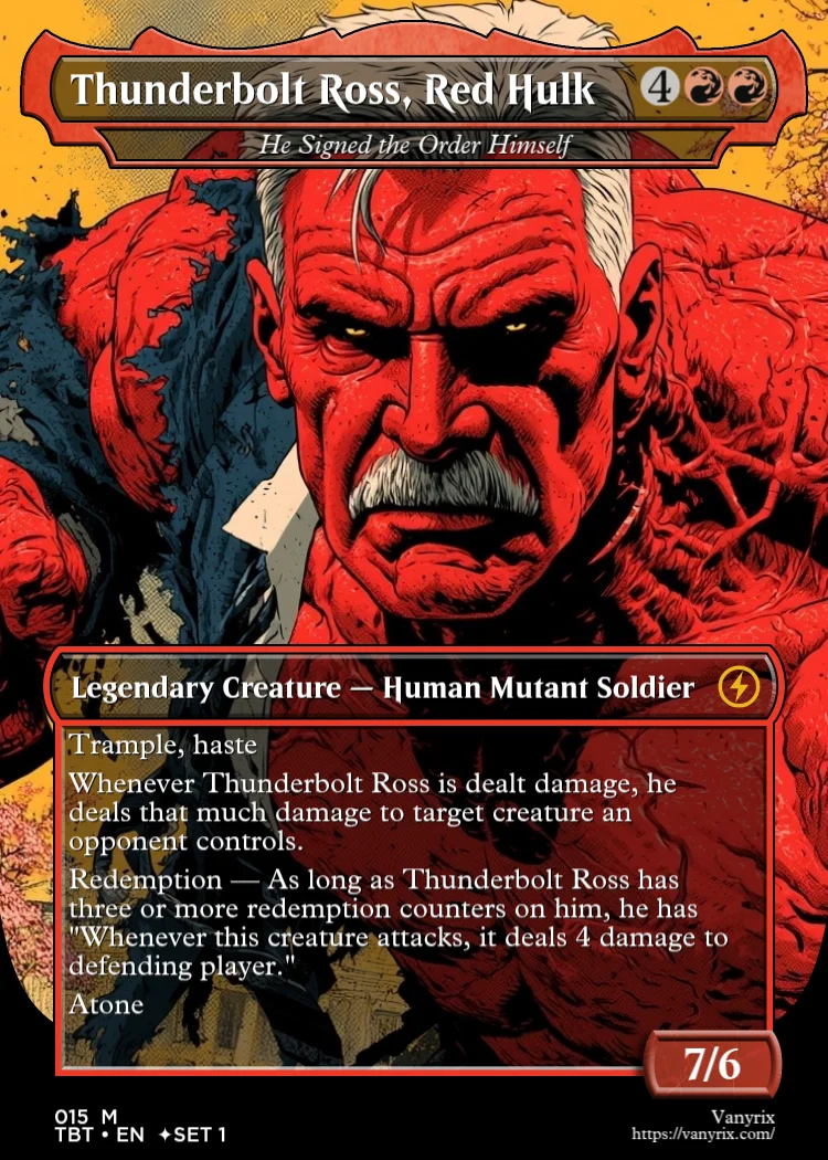 Thunderbolt Ross, Red Hulk