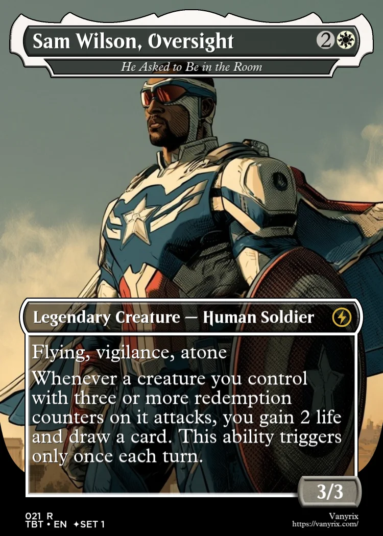 Sam Wilson, Oversight