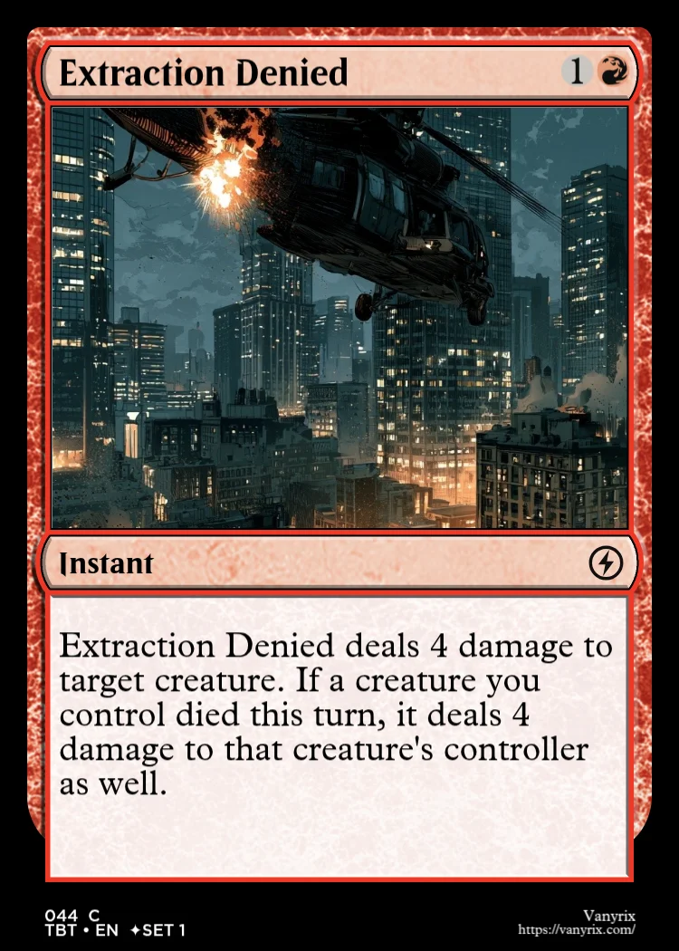 Extraction Denied