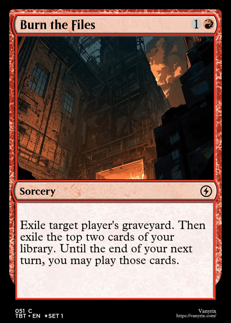 Burn the Files