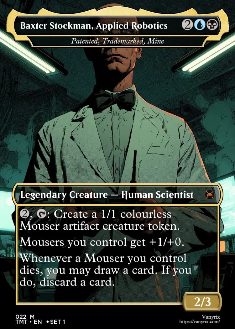 Baxter Stockman, Applied Robotics