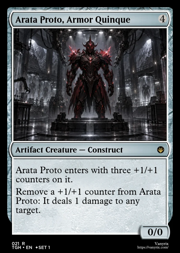 Arata Proto, Armor Quinque
