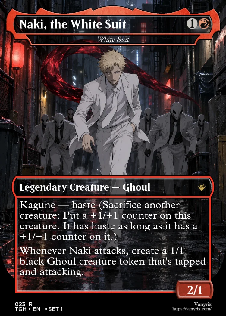 Naki, the White Suit
