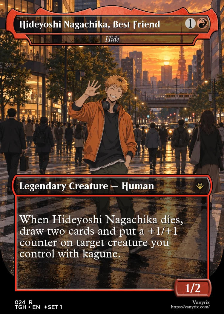 Hideyoshi Nagachika, Best Friend