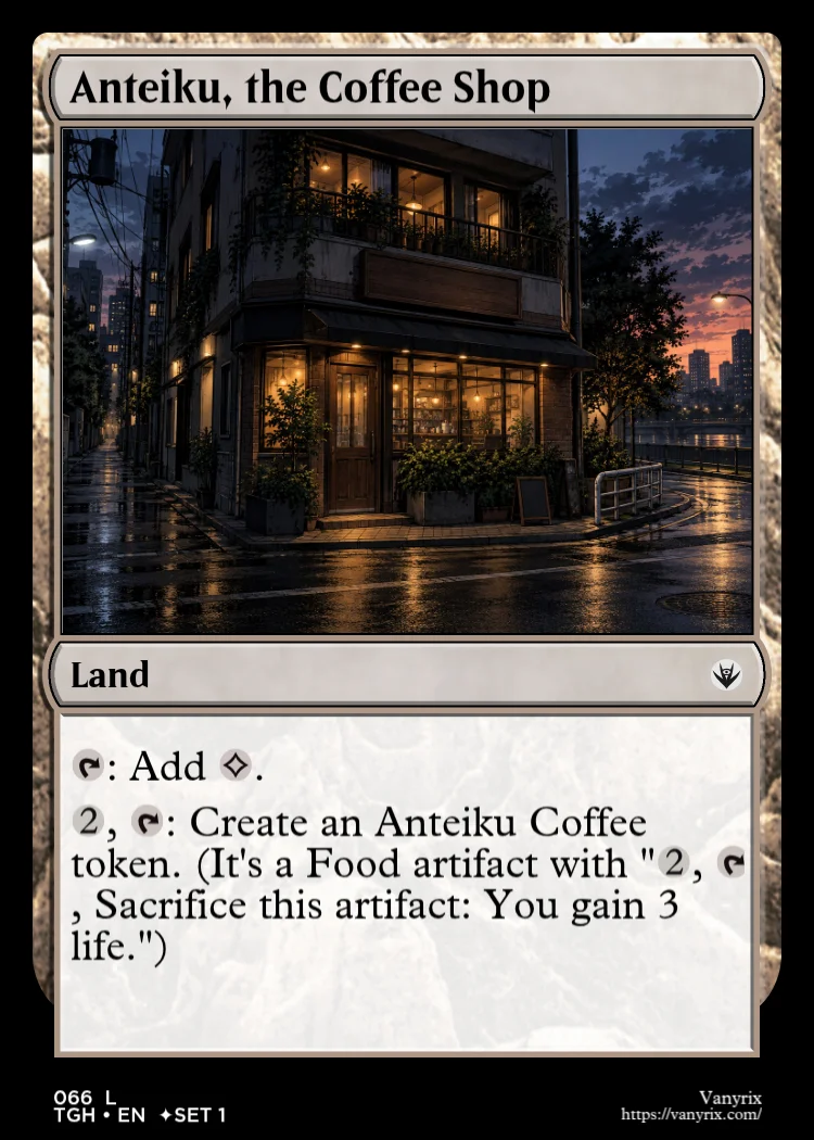 Anteiku, the Coffee Shop