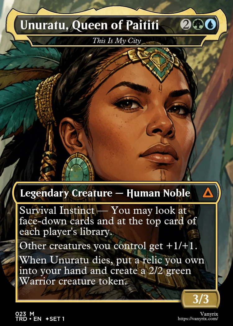 Unuratu, Queen of Paititi