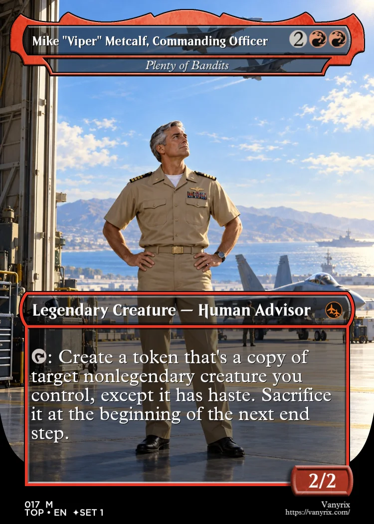 Mike "Viper" Metcalf, Commanding Officer