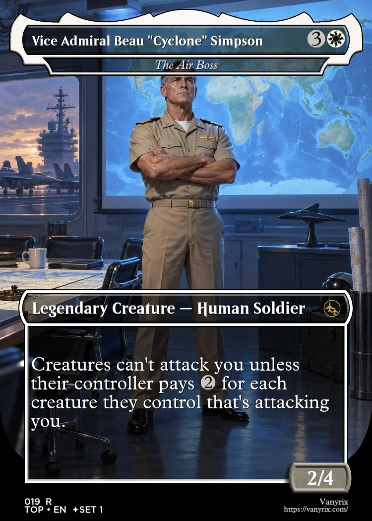 Vice Admiral Beau "Cyclone" Simpson