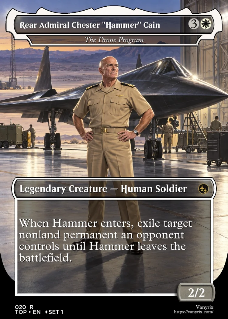 Rear Admiral Chester "Hammer" Cain