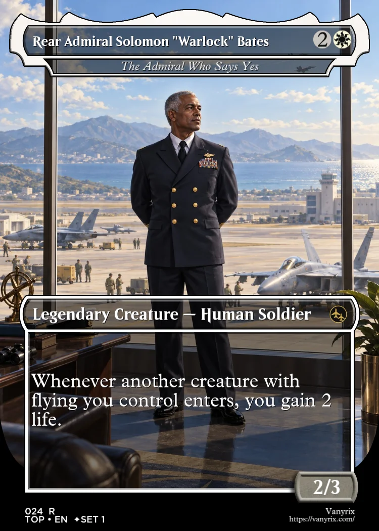 Rear Admiral Solomon "Warlock" Bates