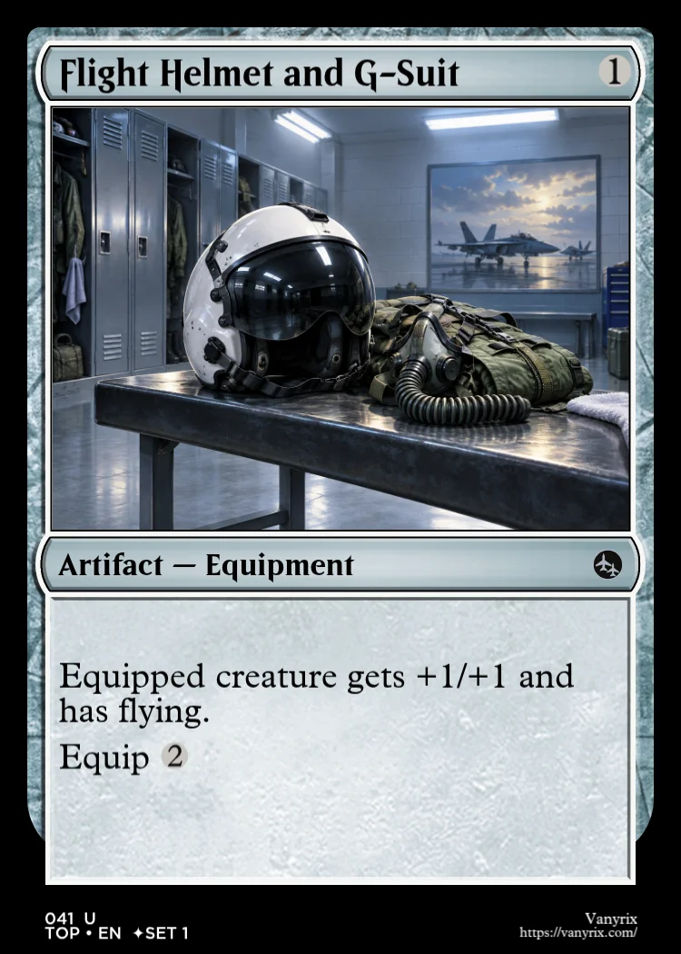 Flight Helmet and G-Suit