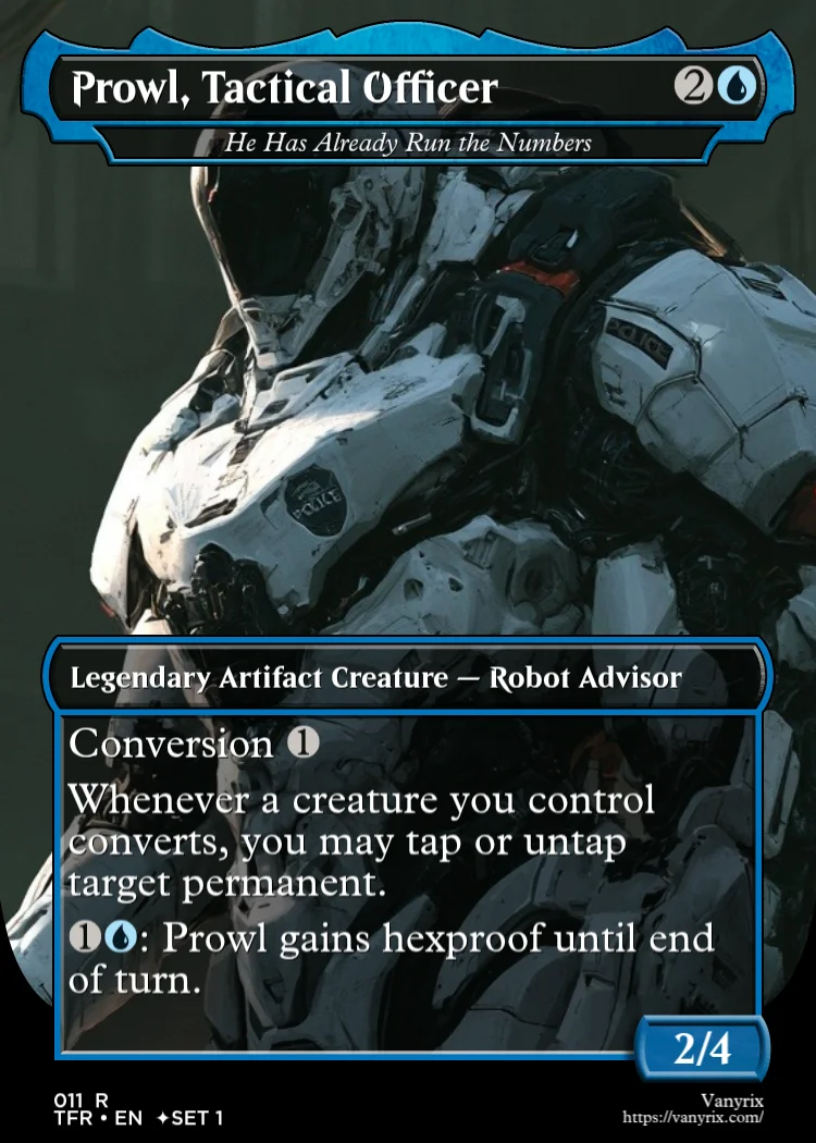 Prowl, Tactical Officer