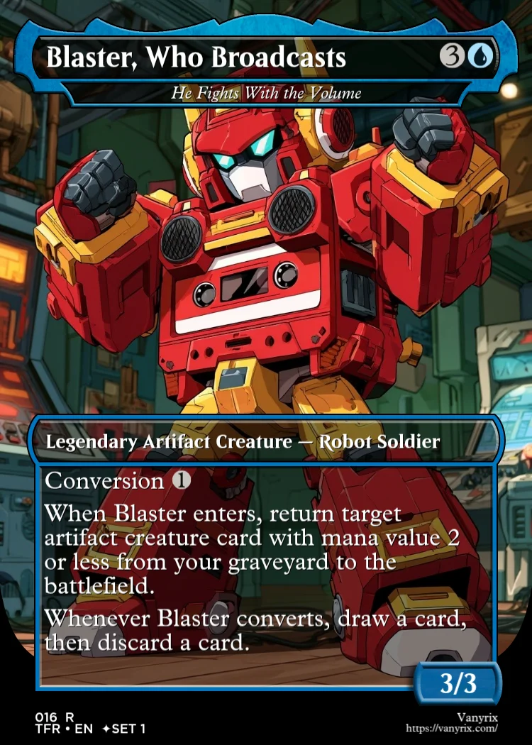 Blaster, Who Broadcasts