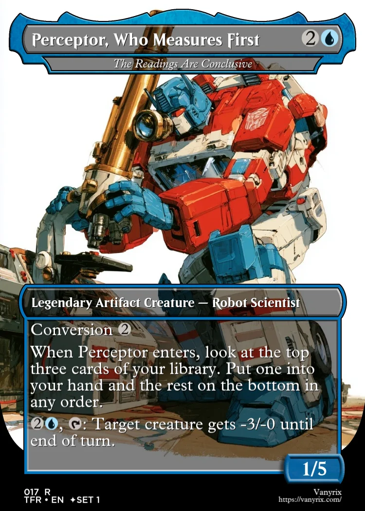 Perceptor, Who Measures First