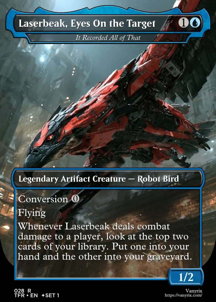 Laserbeak, Eyes On the Target