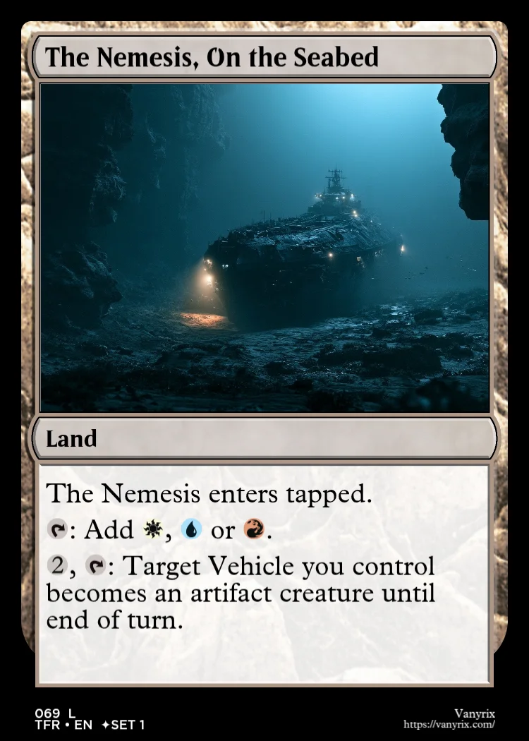 The Nemesis, On the Seabed