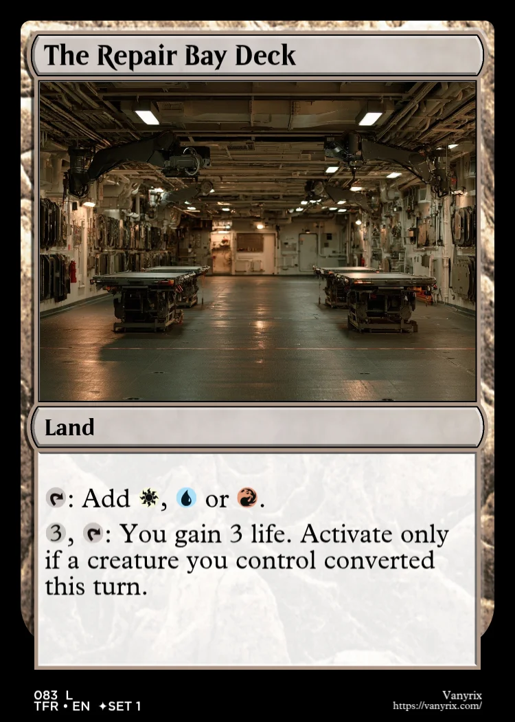 The Repair Bay Deck