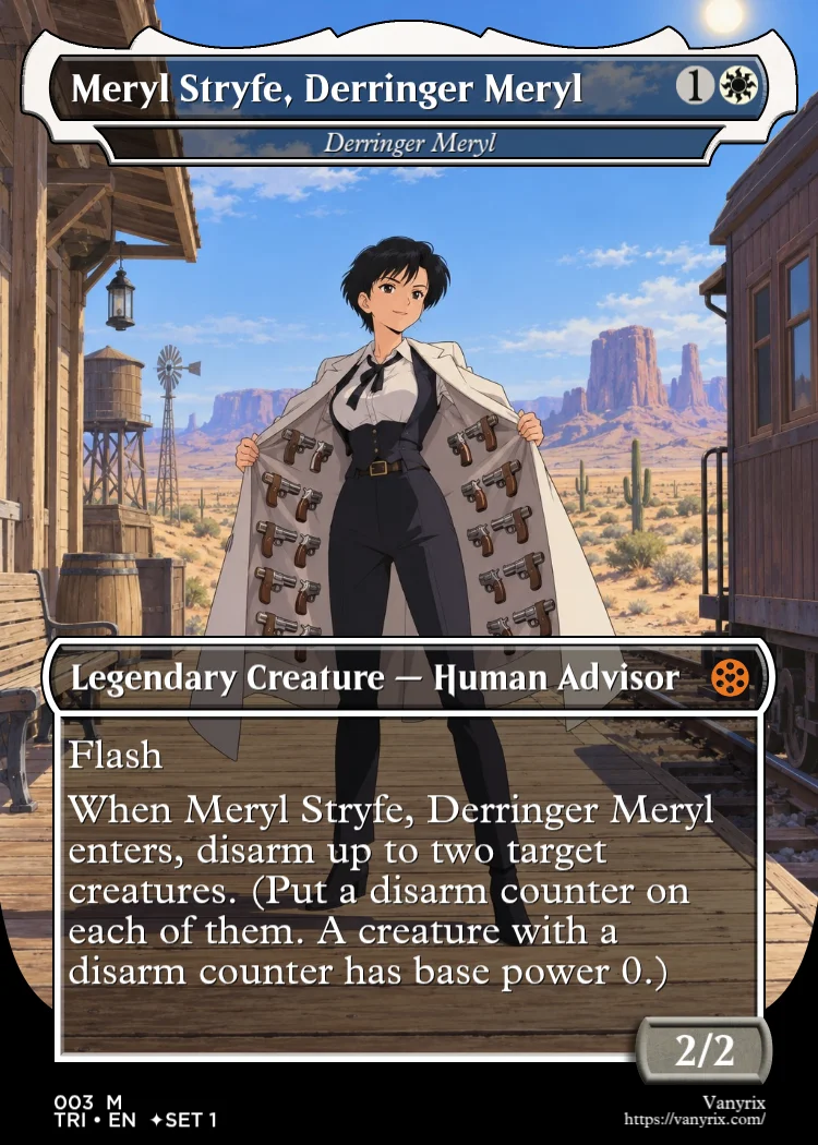 Meryl Stryfe, Derringer Meryl