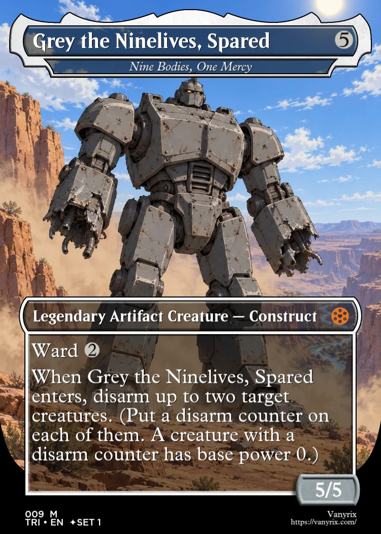 Grey the Ninelives, Spared