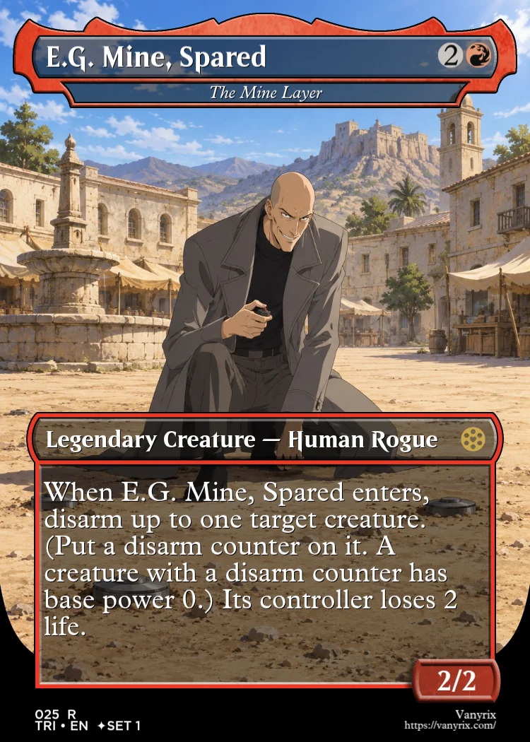 E.G. Mine, Spared