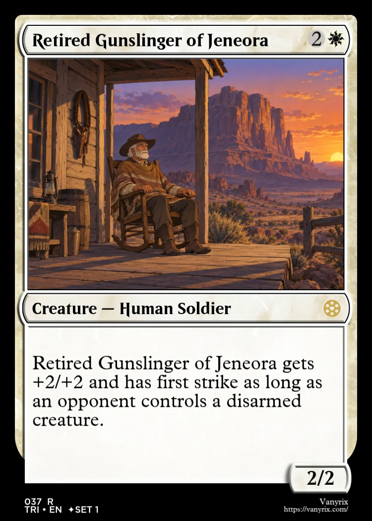 Retired Gunslinger of Jeneora