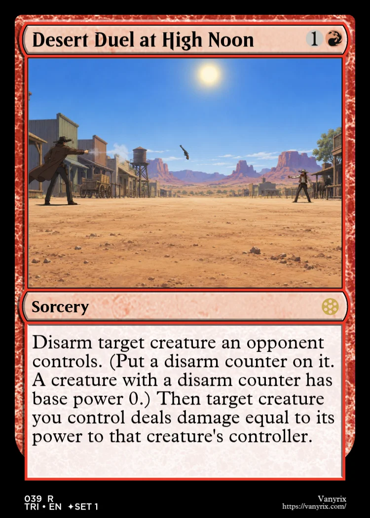 Desert Duel at High Noon