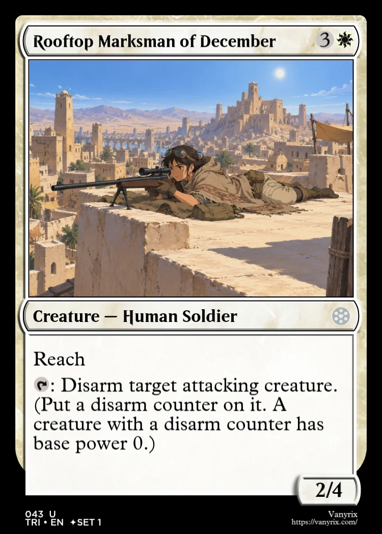 Rooftop Marksman of December