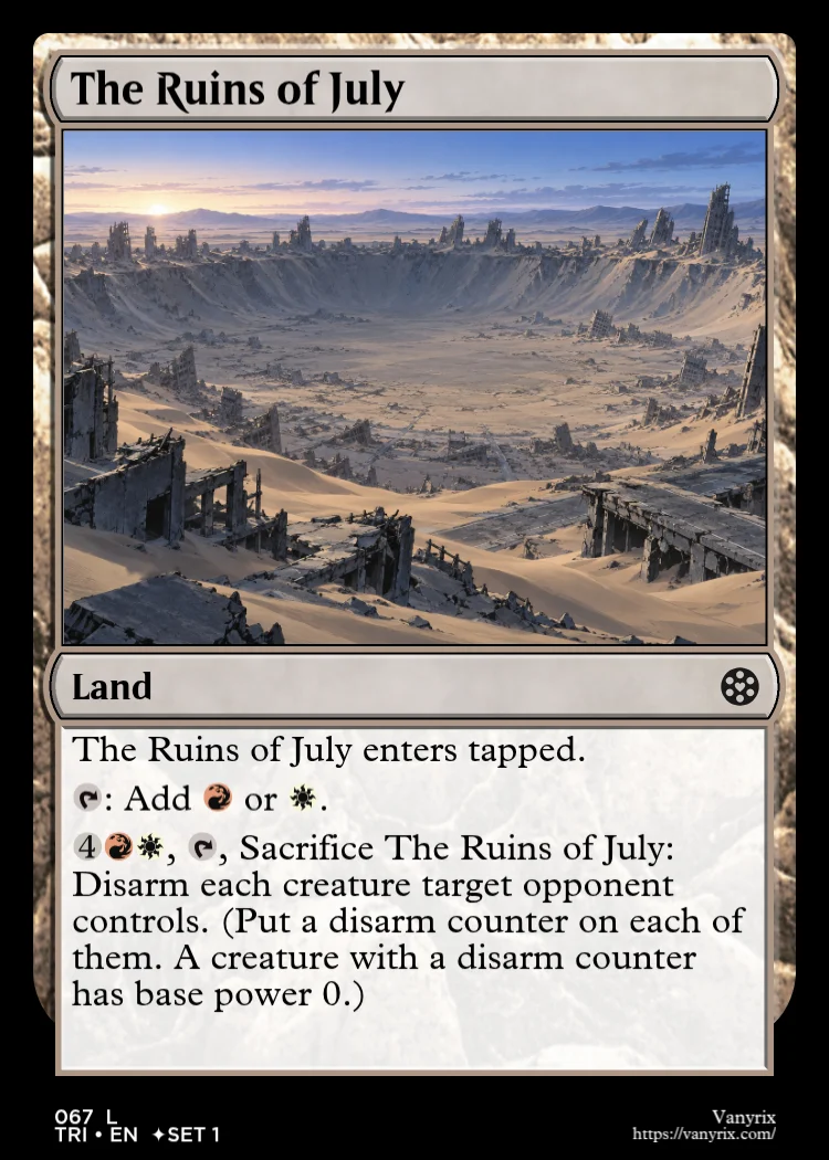 The Ruins of July