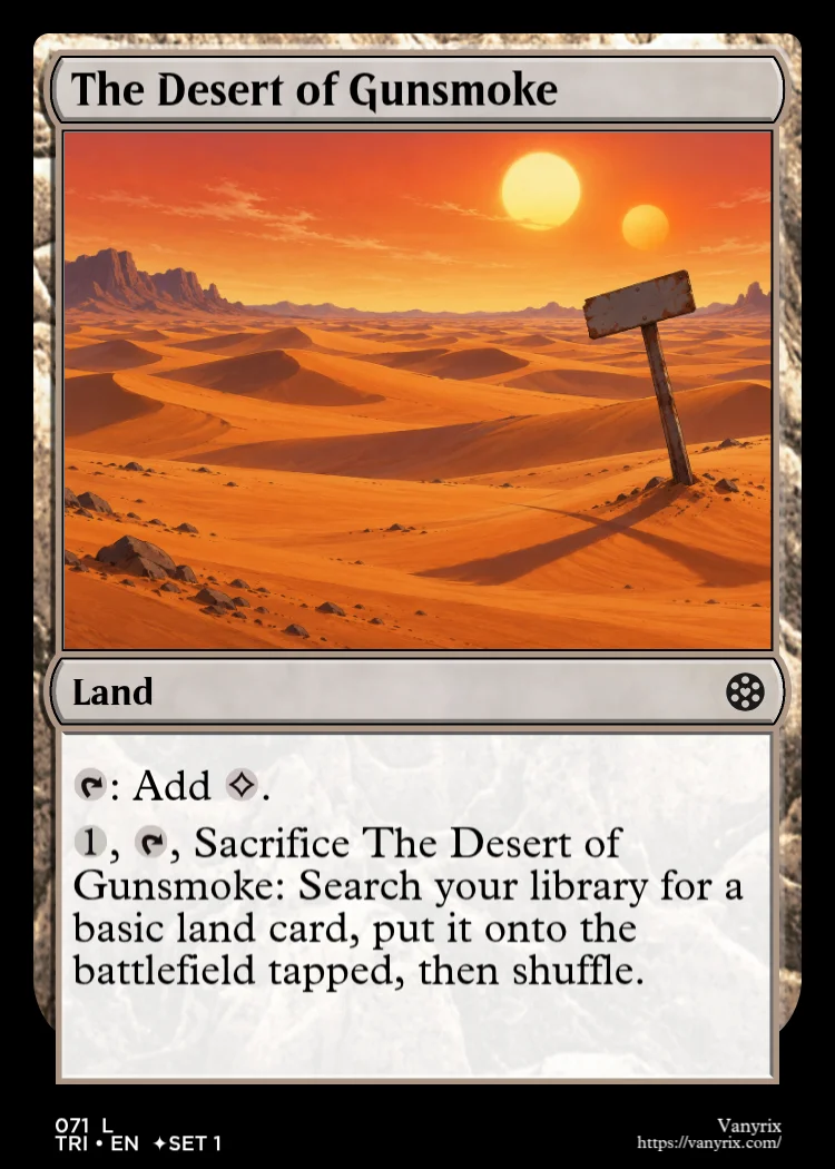 The Desert of Gunsmoke