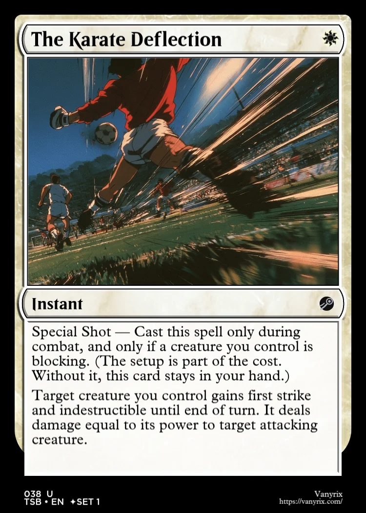 The Karate Deflection