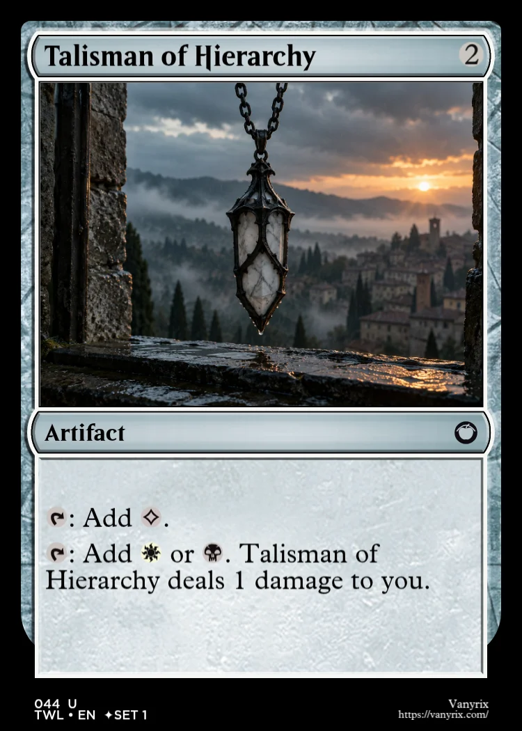 Talisman of Hierarchy