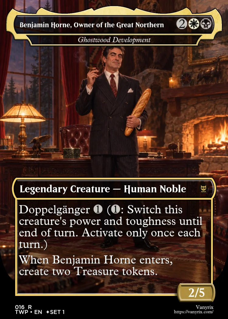 Benjamin Horne, Owner of the Great Northern